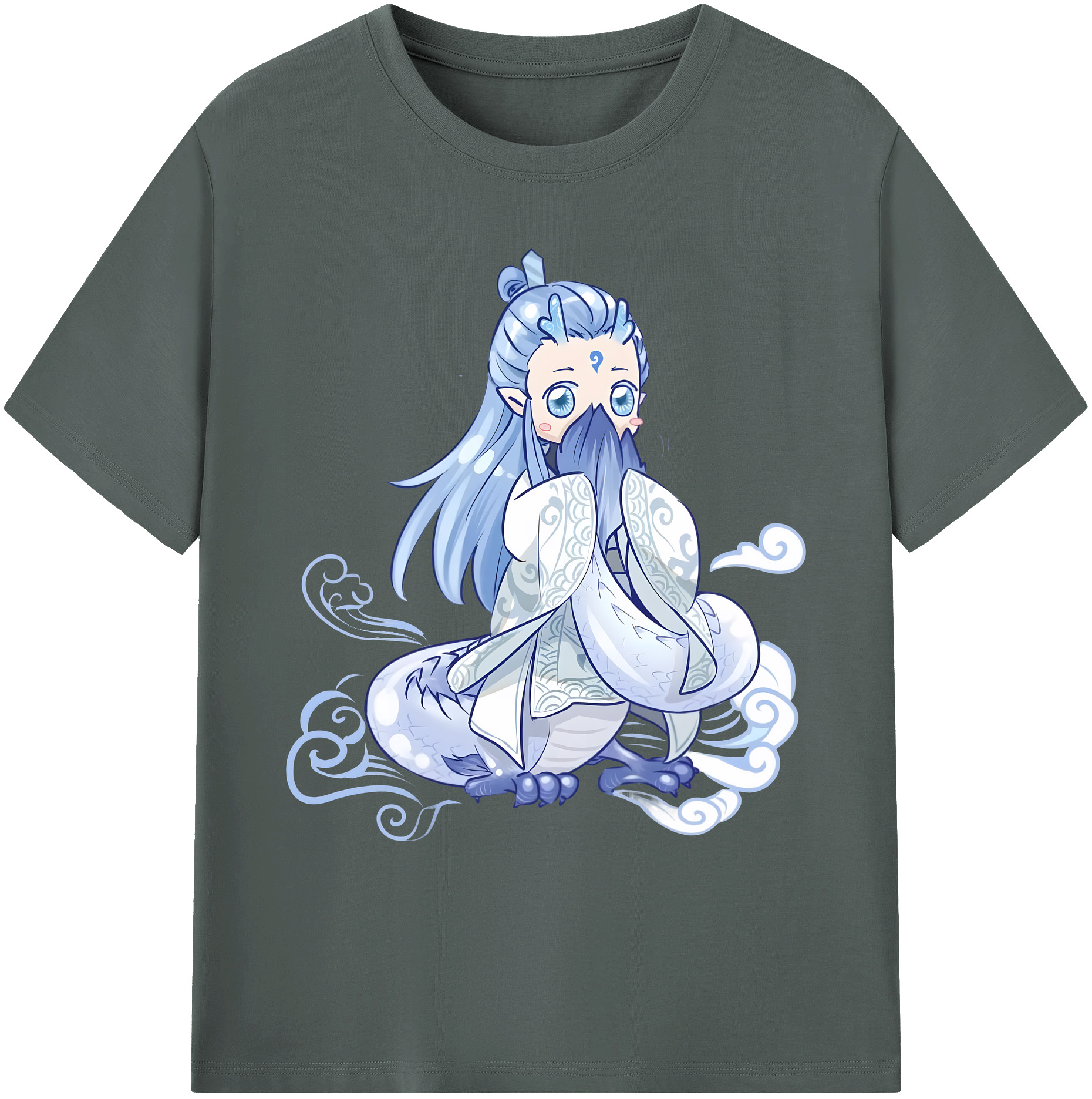 （画像用） Ne Zha 2 ナタ 魔童の大暴れ 綿100％ メンズ半袖Tシャツ｜肌触りやわらか＆通気性